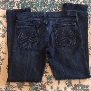 EUC 7 for All Mankind straight leg flood in size 27
